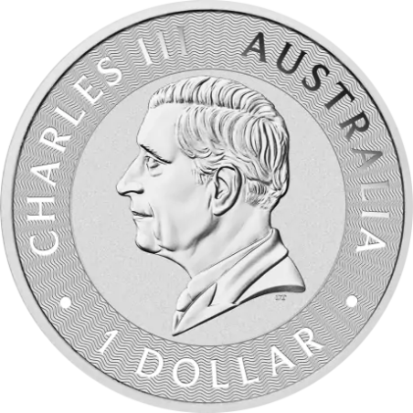 Srebrna moneta 1 uncja x 25 Australijski Kangur 2025 r