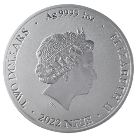 Srebrna moneta 1 uncja Bitcoin 2022 r