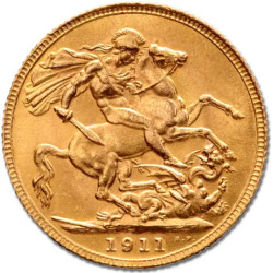 Złota Moneta 1 Suweren 1871-1887 r.