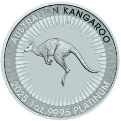 Platynowa moneta 1 uncja Australijski Kangur 2025