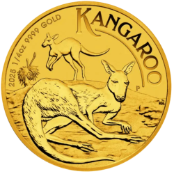 Złota moneta 1/4 uncji Australijski Kangur 2025 r