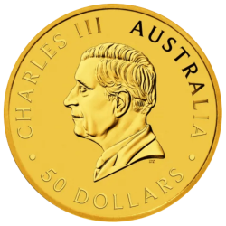 Złota moneta 1/2 uncji Australijski Kangur 2025 r
