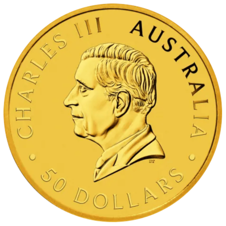 Złota moneta 1/2 uncji Australijski Kangur 2025 r