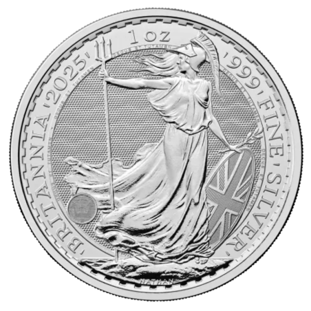 Srebrna moneta 1 uncja Britannia 2025 r
