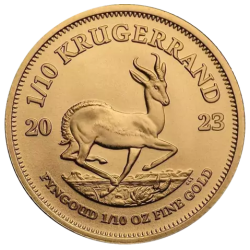 Złota moneta 1/10 uncji Krugerrand różne roczniki