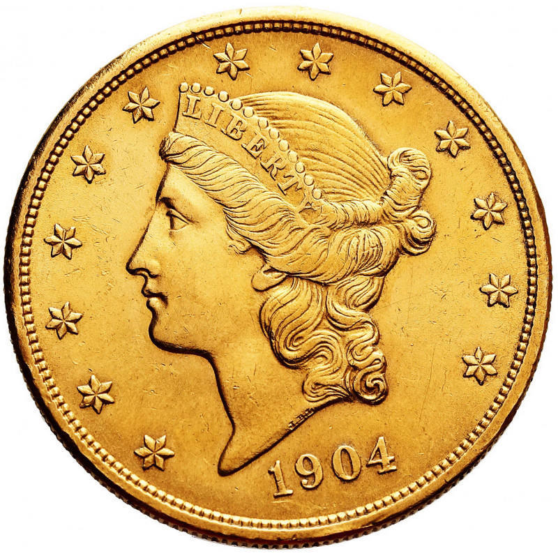 Złota moneta 20 dolarów "Liberty" Au. 900 różne roczniki Złota moneta 20 dolarów "Liberty" Au. 900 różne roczniki
