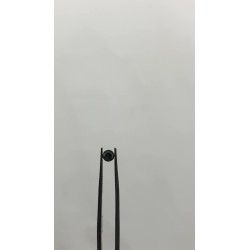 Diament o barwie fantazyjne szlif okrągły, 0.37ct, VVS2, Fancy Black, GIA 7498922304