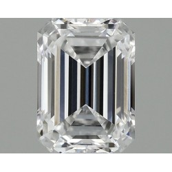 Diament laboratoryjny bezbarwny szlif szmaragdowy, 1.08ct, VVS2, D, IGI LG697503572