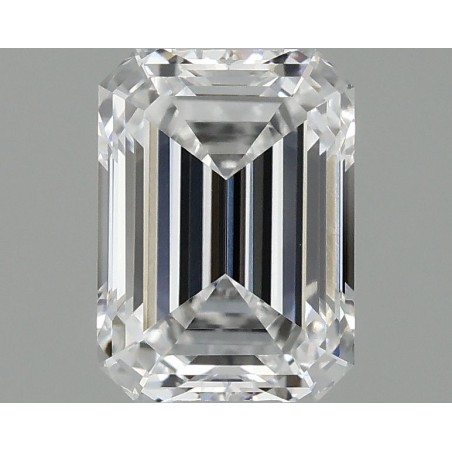 Diament laboratoryjny bezbarwny szlif szmaragdowy, 1.08ct, VVS2, D, IGI LG697503572