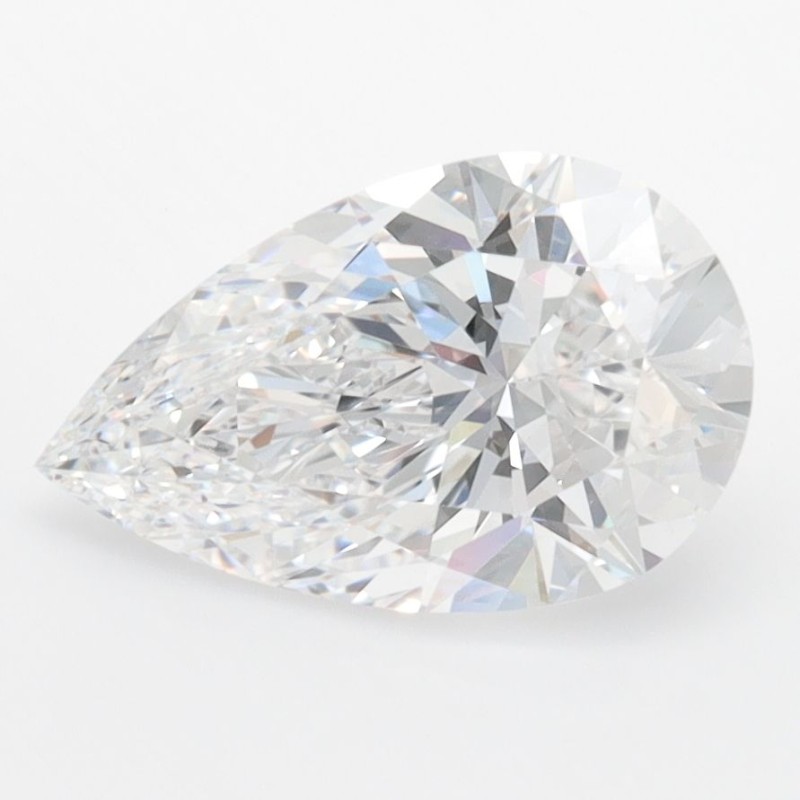Diament laboratoryjny bezbarwny szlif gruszkowy, 2.02ct, VVS2, D, IGI LG692560591