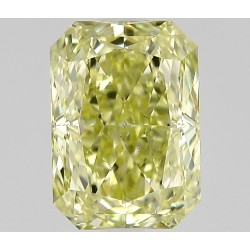 Diament o barwie fantazyjnej radiant, 0.62ct, SI1, Fancy Yellow, GIA 5523552633