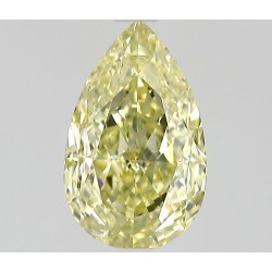 Diament o barwie fantazyjnej szlif gruszkowy, 0.86ct, SI1, Fancy Yellow, GIA 5536045733