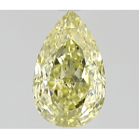 Diament o barwie fantazyjnej szlif gruszkowy, 0.86ct, SI1, Fancy Yellow, GIA 5536045733