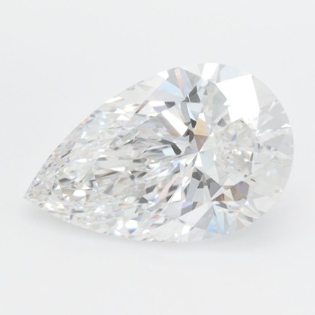 Diament laboratoryjny bezbarwny szlif gruszkowy, 1.47ct, VVS1, D, IGI LG654485436