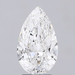 Diament laboratoryjny bezbarwny szlif gruszkowy, 2.45ct, VVS2, E, IGI LG719538189