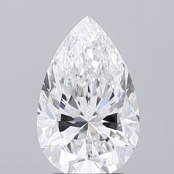 Diament laboratoryjny bezbarwny szlif gruszkowy, 2.52ct, VVS2, D, IGI LG724578453