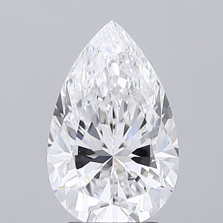 Diament laboratoryjny bezbarwny szlif gruszkowy, 2.52ct, VVS2, D, IGI LG724578453