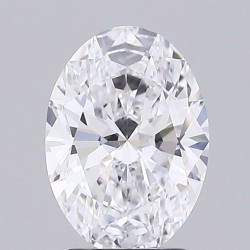 Diament laboratoryjny bezbarwny szlif owalny, 2.08ct, IF, D, IGI LG743538272