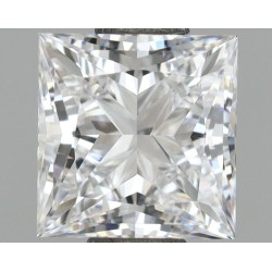 Diament laboratoryjny bezbarwny szlif princess, 1.1ct, VVS1, D, IGI LG732562536