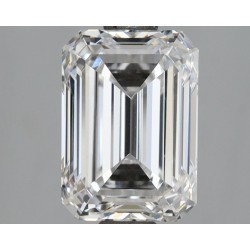 Diament laboratoryjny bezbarwny szlif szmaragdowy, 2.64ct, VVS1, D, IGI LG732562499