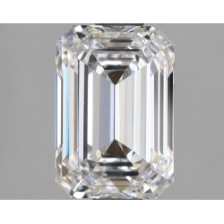 Diament laboratoryjny bezbarwny szlif szmaragdowy, 2.6ct, VVS1, D, IGI LG732562504