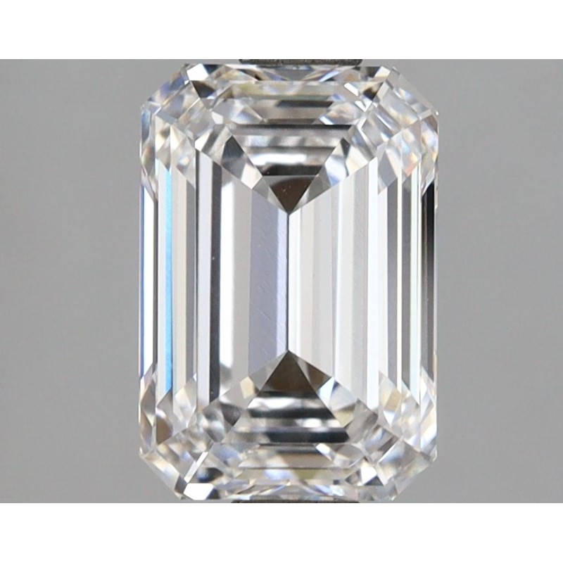 Diament laboratoryjny bezbarwny szlif szmaragdowy, 2.6ct, VVS1, D, IGI LG732562504
