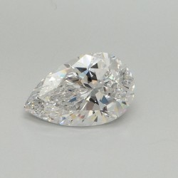 Diament laboratoryjny bezbarwny szlif gruszkowy, 1.54ct, VVS2, D, IGI LG694534471