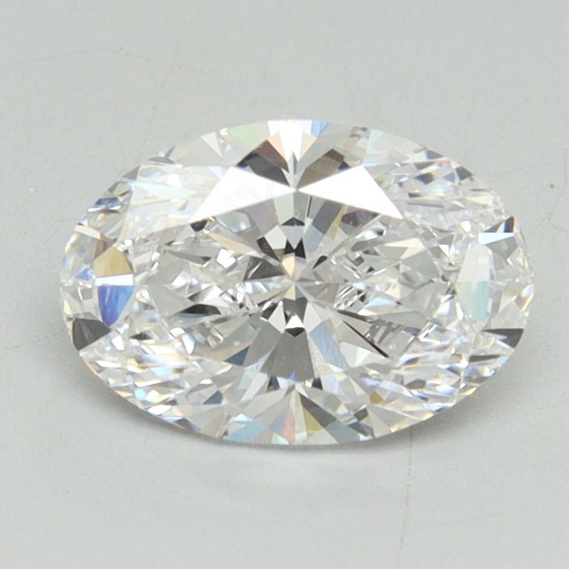 Diament laboratoryjny bezbarwny szlif owalny, 1.54ct, VVS2, D, IGI LG687532724
