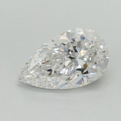 Diament laboratoryjny bezbarwny szlif gruszkowy, 1.54ct, VVS2, D, IGI LG693513298