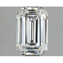 Diament laboratoryjny bezbarwny szlif szmaragdowy, 2.0ct, VVS1, D, IGI LG732549721