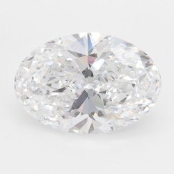 Diament laboratoryjny bezbarwny szlif owalny, 1.51ct, VVS1, D, IGI LG654405754