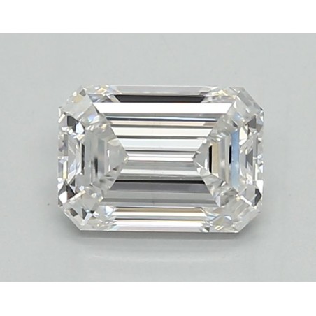 Diament laboratoryjny bezbarwny szlif szmaragdowy, 0.99ct, VVS2, E, IGI LG677564824