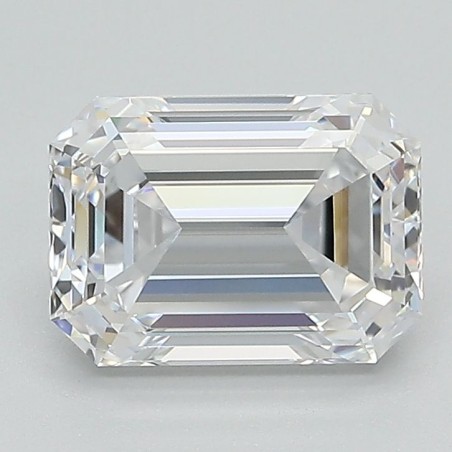 Diament laboratoryjny bezbarwny szlif szmaragdowy, 2.06ct, VVS2, D, GIA 1505214984