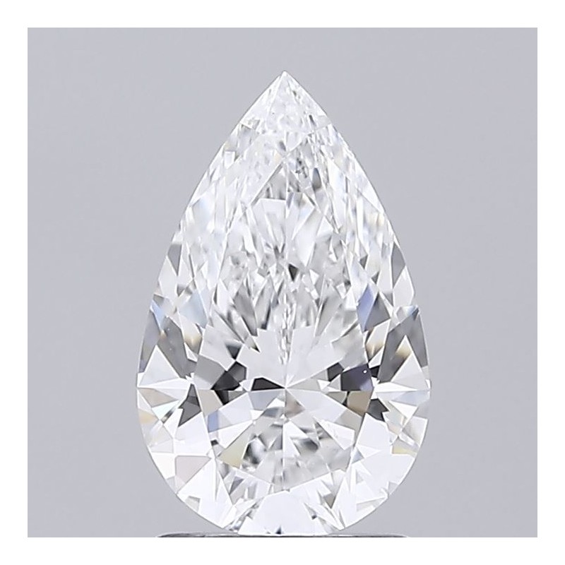 Diament laboratoryjny bezbarwny szlif gruszkowy, 1.57ct, VVS2, D, IGI LG732506232