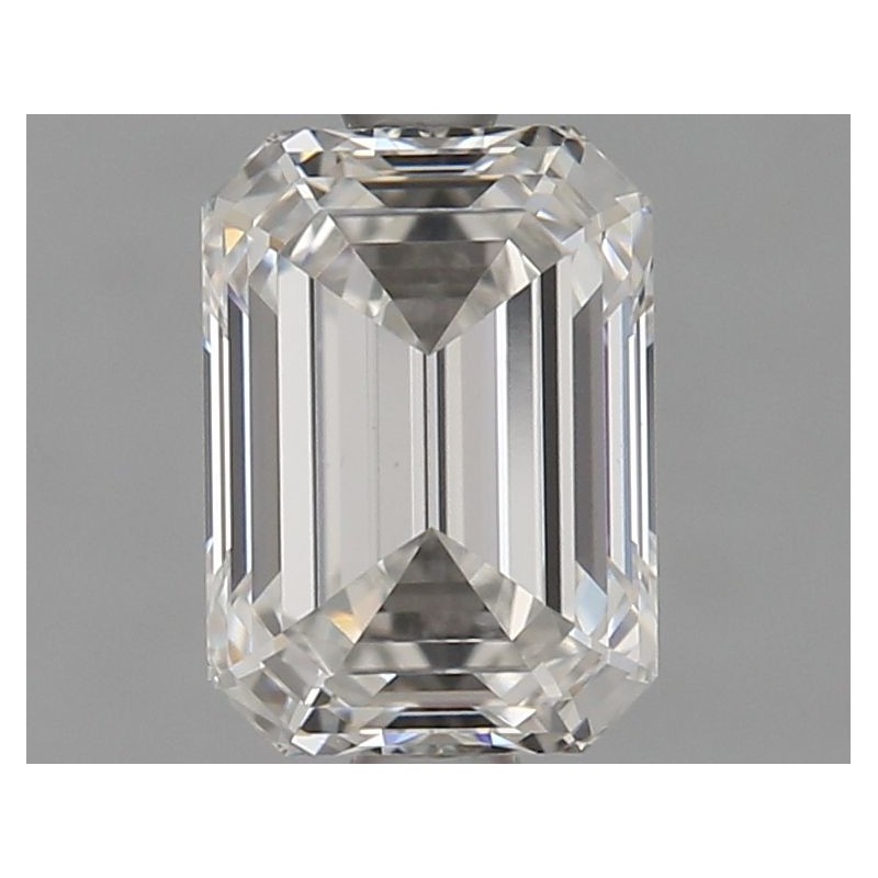 Diament laboratoryjny bezbarwny szlif szmaragdowy, 1.3ct, VVS2, F, IGI LG567349900