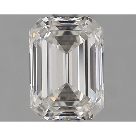 Diament laboratoryjny bezbarwny szlif szmaragdowy, 1.3ct, VVS2, F, IGI LG567349900