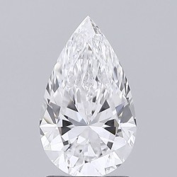 Diament laboratoryjny bezbarwny szlif gruszkowy, 1.68ct, VVS2, D, IGI LG732506273