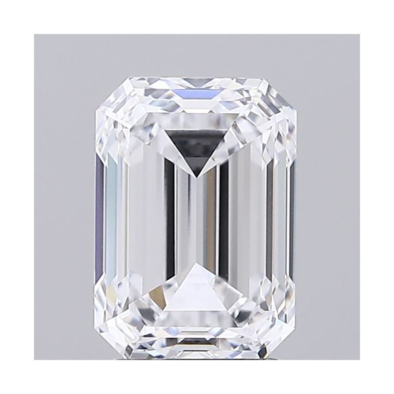 Diament laboratoryjny bezbarwny szlif szmaragdowy, 2.93ct, VVS2, D, IGI LG735553605