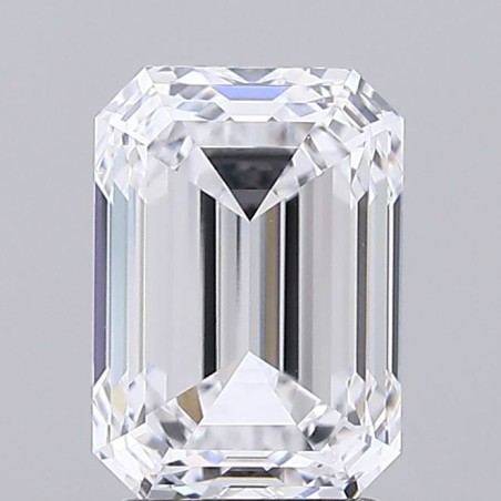 Diament laboratoryjny bezbarwny szlif szmaragdowy, 2.93ct, VVS2, D, IGI LG735553605