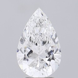 Diament laboratoryjny bezbarwny szlif gruszkowy, 2.56ct, VVS2, D, IGI LG739503026