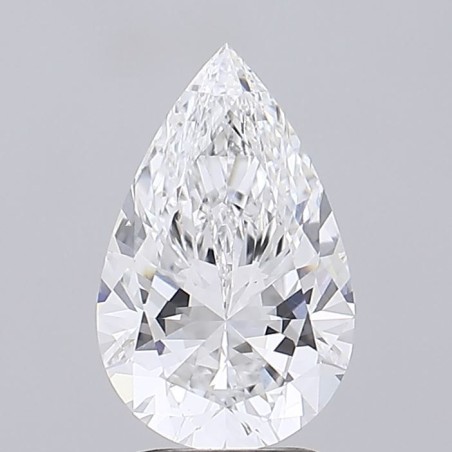 Diament laboratoryjny bezbarwny szlif gruszkowy, 2.56ct, VVS2, D, IGI LG739503026