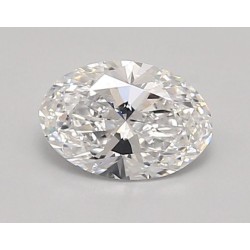 Diament laboratoryjny bezbarwny szlif owalny, 0.98ct, VVS2, D, IGI LG741517000
