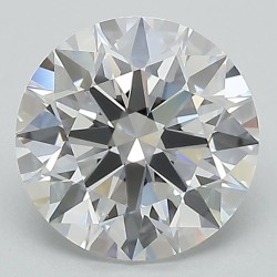 Diament laboratoryjny bezbarwny szlif okrągły, 2.07ct, VVS2, D, GIA 6505142961
