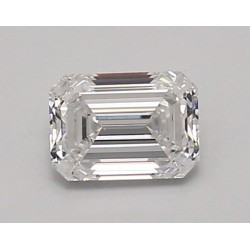 Diament laboratoryjny bezbarwny szlif szmaragdowy, 0.97ct, VVS2, D, IGI LG733532933