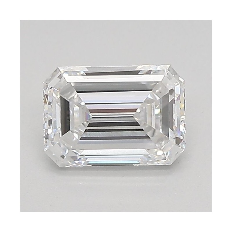 Diament laboratoryjny bezbarwny szlif szmaragdowy, 0.97ct, VVS2, D, IGI LG697503778