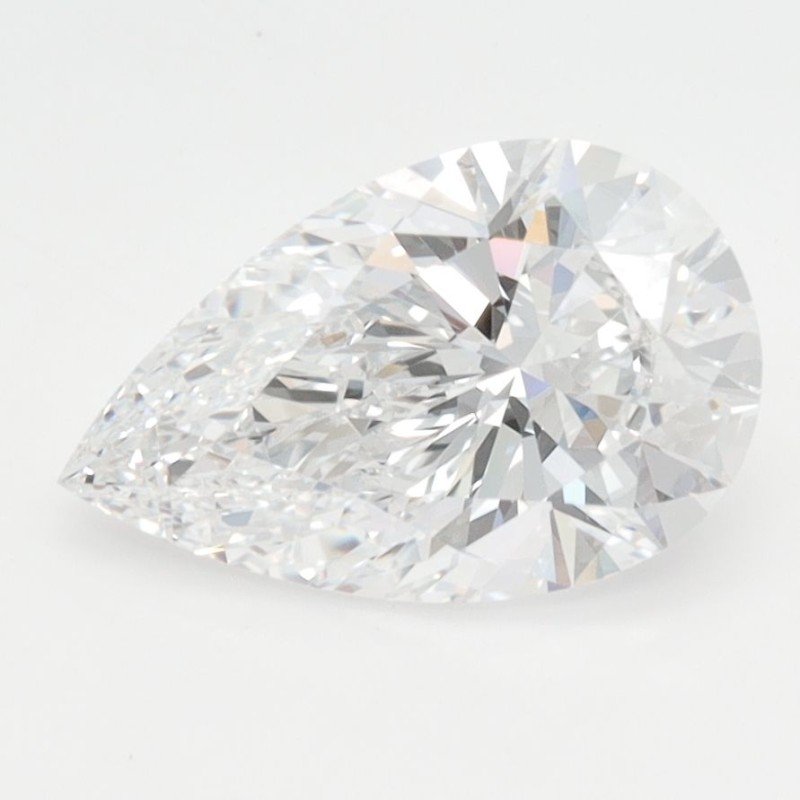 Diament laboratoryjny bezbarwny szlif gruszkowy, 2.02ct, VVS1, D, GIA 6505690804