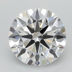 Diament laboratoryjny bezbarwny szlif okrągły, 2.14ct, VVS2, D, GIA 6502579327