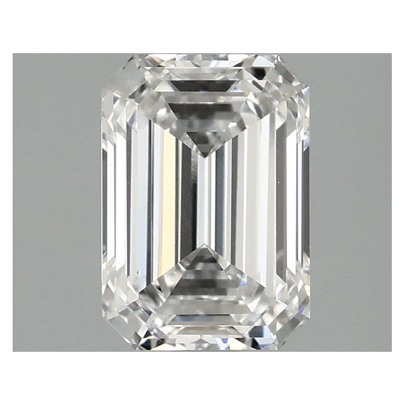 Diament laboratoryjny bezbarwny szlif szmaragdowy, 2.07ct, VVS2, E, IGI LG735533046