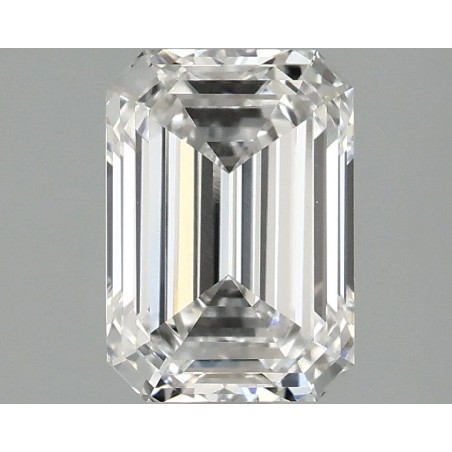 Diament laboratoryjny bezbarwny szlif szmaragdowy, 2.07ct, VVS2, E, IGI LG735533046