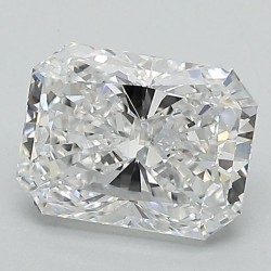Diament laboratoryjny bezbarwny radiant, 1.61ct, VVS2, E, GIA 6501514190